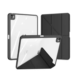   Magi Series fekete tok iPad Pro 11" (2024/2025) készülékhez – Apple Pencil tartóval, Auto Sleep/Wake funkcióval
