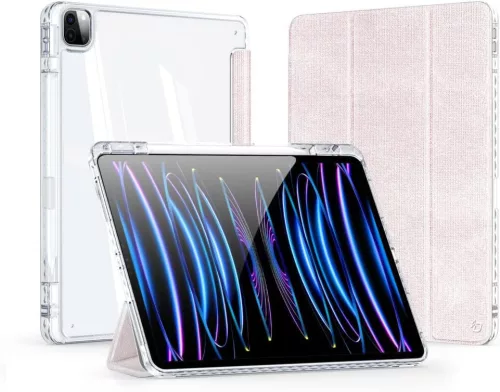 Unid Series rózsaszín tok iPad Pro 13" (2024/2025) készülékhez – Apple Pencil tartóval, Auto Sleep/Wake funkcióval