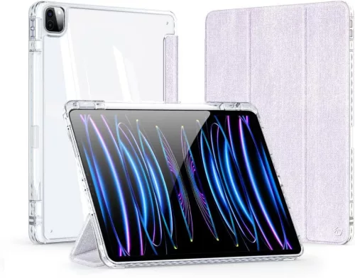 Unid Series lila tok iPad Pro 13" (2024/2025) készülékhez – Apple Pencil tartóval, Auto Sleep/Wake funkcióval