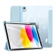 Toby Series kék tok iPad 10 (2022) / iPad 11 (2025) készülékhez – Apple Pencil tartóval, Auto Sleep/Wake funkcióval