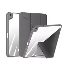   Magi Series szürke tok iPad 10 (2022) / iPad 11 (2025) készülékhez – Apple Pencil tartóval, Auto Sleep/Wake funkcióval