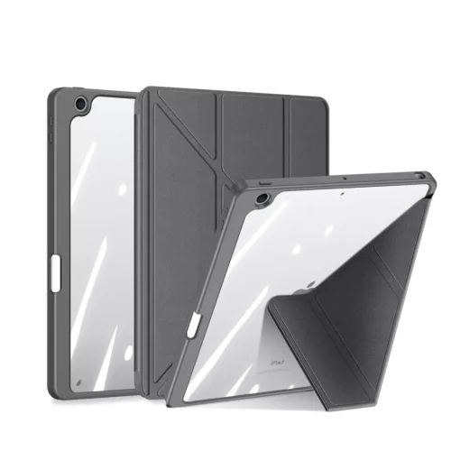 Magi Series szürke tok iPad 7/8/9 10,2" készülékhez – Apple Pencil tartóval, Auto Sleep/Wake funkcióval