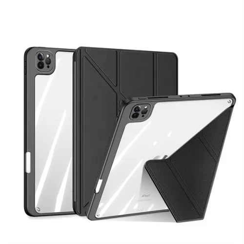Magi Series fekete tok iPad Pro 11" (2020/2021/2022) készülékhez – Apple Pencil tartóval, Auto Sleep/Wake funkcióval