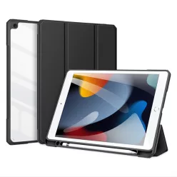   Toby Series fekete tok iPad 7/8/9 (10,2") készülékhez – Apple Pencil tartóval, Auto Sleep/Wake funkcióval