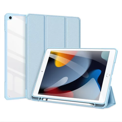 Toby Series kék tok iPad 7/8/9 (10,2") készülékhez – Apple Pencil tartóval, Auto Sleep/Wake funkcióval
