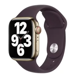 Apple Watch sötét meggypiros szilikon szíj