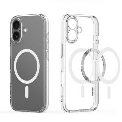   Átlátszó iPhone 17 MagSafe védőtok kamera sziget védelemmel