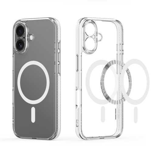 Átlátszó iPhone 17 MagSafe védőtok kamera sziget védelemmel