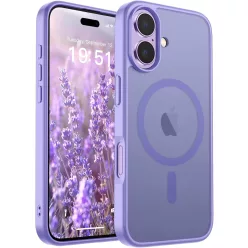 Frosted lila iPhone 17 MagSafe tok