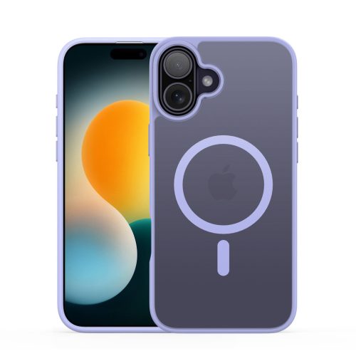 Frosted lila iPhone 17 MagSafe tok