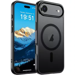 Frosted fekete iPhone 17 Air MagSafe tok