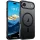 Frosted fekete iPhone 17 Air MagSafe tok