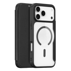 Fekete iPhone 17 Pro Folio MagSafe védőtok