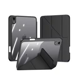   Magi Series fekete tok iPad mini 6/7 8,3" készülékhez – Apple Pencil tartóval, Auto Sleep/Wake funkcióval