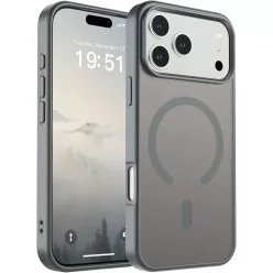   Frosted szürke iPhone 17 Pro Max / iPhone 18 Pro Max MagSafe tok