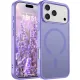 Frosted lila iPhone 17 Pro Max MagSafe tok