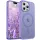 Frosted lila iPhone 15 Pro MagSafe tok