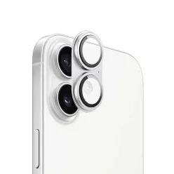  Armor kameralencse és kamerasziget védő iPhone 17 (6.3") – alumínium + üveg (fehér)
