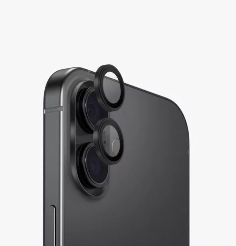 Fekete kameravédő lencse applikátorral - iPhone 17