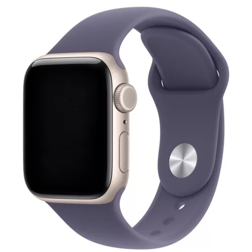 Apple Watch ködös lila szilikon szíj