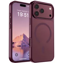   Frosted burgundi iPhone 17 Pro Max / iPhone 18 Pro Max MagSafe tok