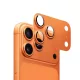 Armor kameralencse és kamerasziget védő iPhone 17 Pro (6.3") – alumínium + üveg (kozmosznarancs)