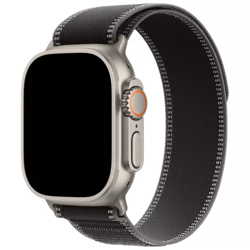 Apple Watch fekete-hamuszürke terep szíj titánszürke csatlakozóval