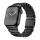 Magnetix fekete Apple Watch fémszíj (mágneses csattal)