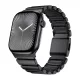 Magnetix fekete Apple Watch fémszíj (mágneses csattal)