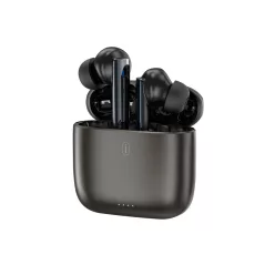   WiWU T35 Hybrid ANC Bluetooth fülhallgató, prémium fém töltőtokkal és 6 mikrofonos zajszűréssel - fekete