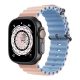 Apple Watch púder óceán szíj fekete csattal
