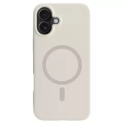 Antik fehér MagSafe kompatibilis iPhone 16 szilikon tok