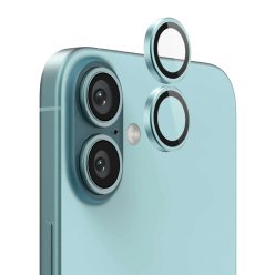  Récezöld színű kameravédő lencse applikátorral - iPhone 16 / iPhone 16 Plus