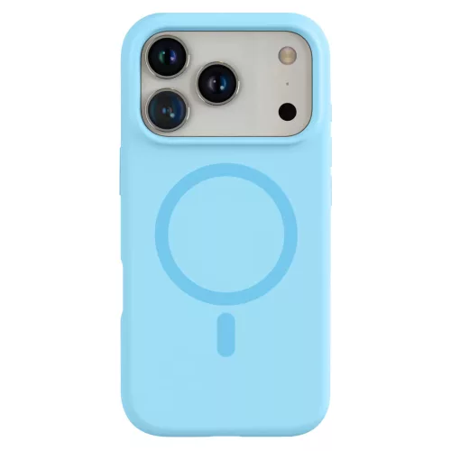 Kék MagSafe kompatibilis iPhone 17 Pro / iPhone 18 Pro szilikon tok