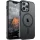 Frosted fekete iPhone 13 Pro Max MagSafe tok