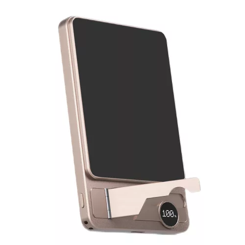 F15 mágneses PowerBank 10 000 mAh – iPhone, Apple Watch és AirPods készülékekhez, rosegold