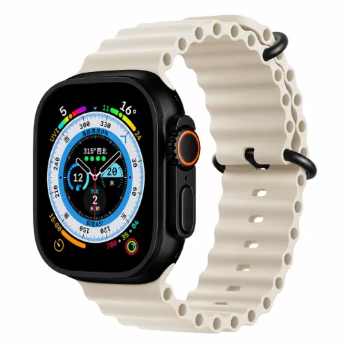 Apple Watch csillagfény óceán szíj fekete csattal