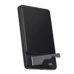   F15 mágneses PowerBank 10 000 mAh – iPhone, Apple Watch és AirPods készülékekhez, fekete