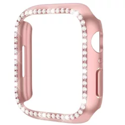 Apple Watch matt rosepink köves védőkeret (40 mm)