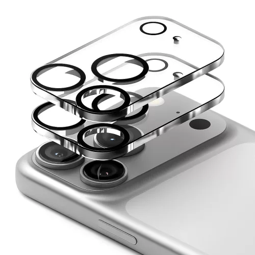 2db Átlátszó iPhone 17 Pro kameravédő üvegfólia