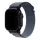 Apple Watch kék-zöld alpesi szíj fekete csattal