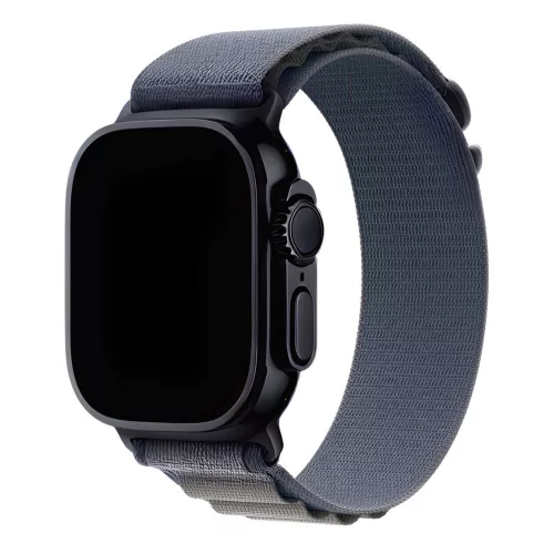 Apple Watch kék-zöld alpesi szíj fekete csattal