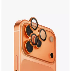   Kozmosznarancs kameravédő lencse applikátorral - iPhone 17 Pro / iPhone 17 Pro Max