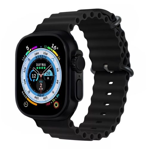 Apple Watch fekete óceán szíj fekete csattal