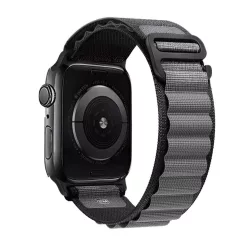 Apple Watch sötétszürke alpesi szíj fekete csattal