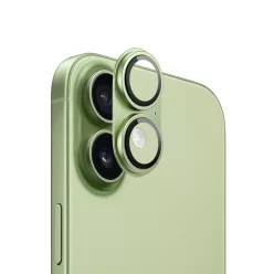   Armor kameralencse és kamerasziget védő iPhone 17 (6.3") – alumínium + üveg (zsályazöld)