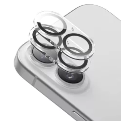 2db Átlátszó iPhone 17 kameravédő üvegfólia