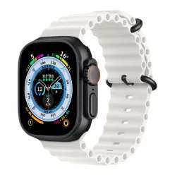 Apple Watch fehér óceán szíj fekete csattal