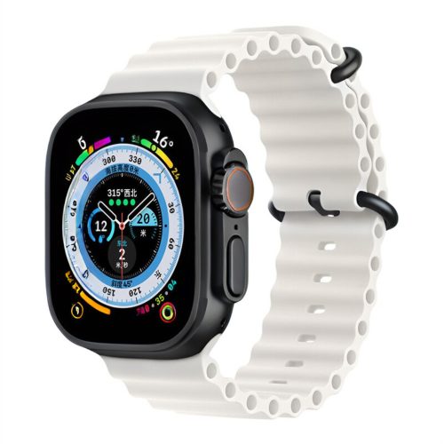 Apple Watch fehér óceán szíj fekete csattal