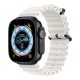 Apple Watch fehér óceán szíj fekete csattal